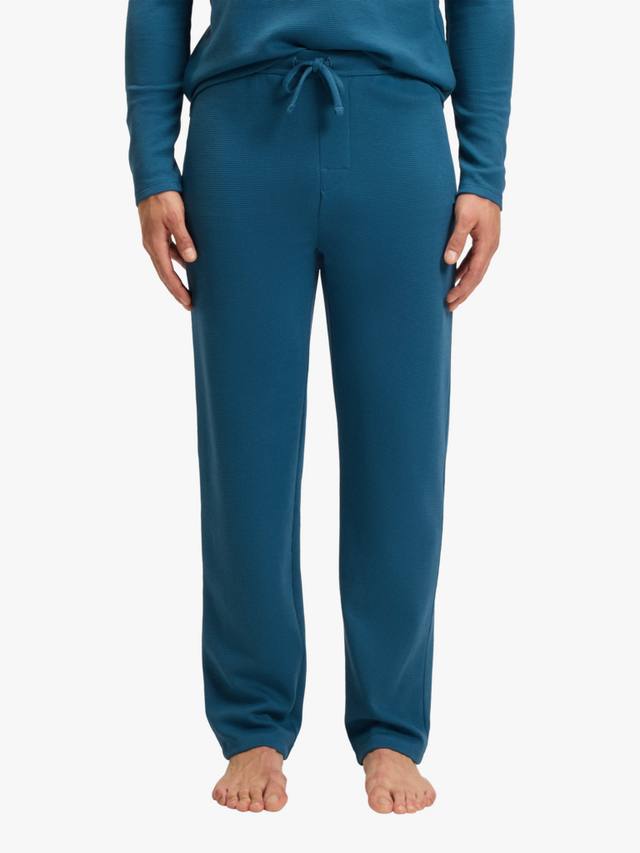 

Брюки для пижамы BOSS из хлопковой смеси с кулиской HUGO BOSS, Open Blue