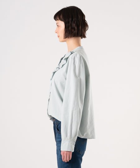 Блузка с кокеткой Levi's, Medium Indigo - Flat Finish — фото 2