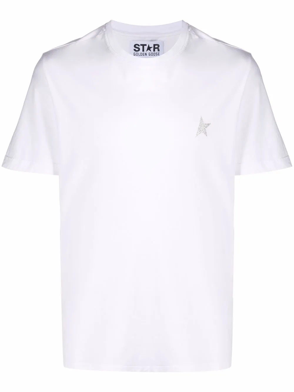 

Футболка с логотипом GOLDEN GOOSE, белый