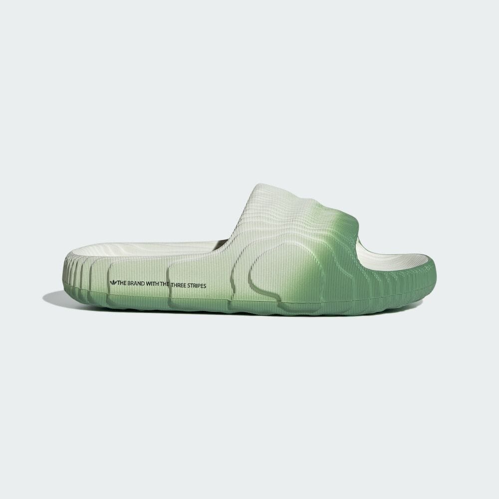 

Шлепанцы Adidas ADILETTE 22 SLIDES, цвет Ivory/Pre-Loved Green/Black