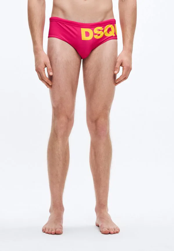 Плавки с логотипом sunset chaser. Dsquared2, Fuxia