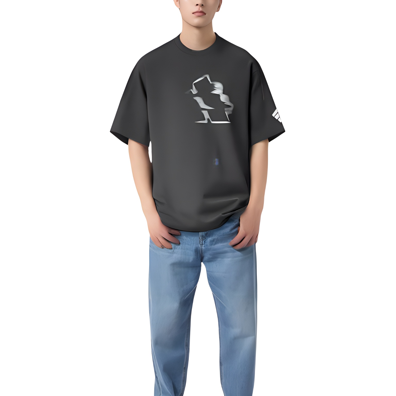 Adidas Футболка FOS Collection мужская black — фото 4