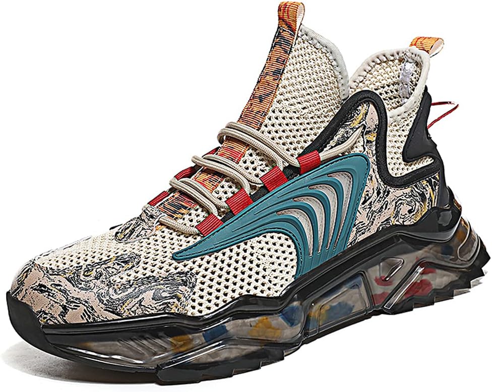 

Мужские кроссовки GSIGUL для бега, с сеткой, дышащие, для тенниса, ходьбы и тренировок в зале, бежевый