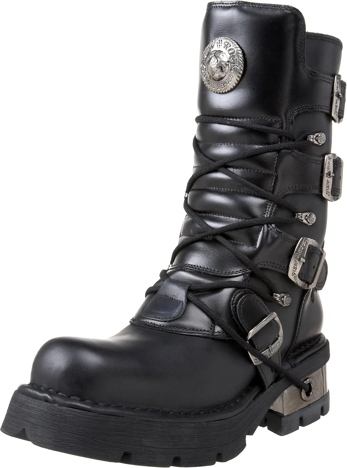Ботинки New Rock M 373 S1 унисекс для взрослых, Black-Noir