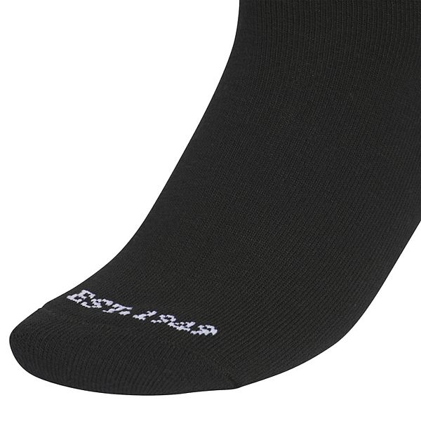 Женские носки 3-pk cushioned sport 30 high quarter Adidas, Black White — фото 3