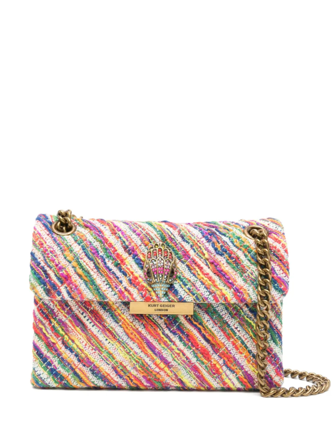 

Мини-сумка Kensington через плечо Kurt Geiger London, белый