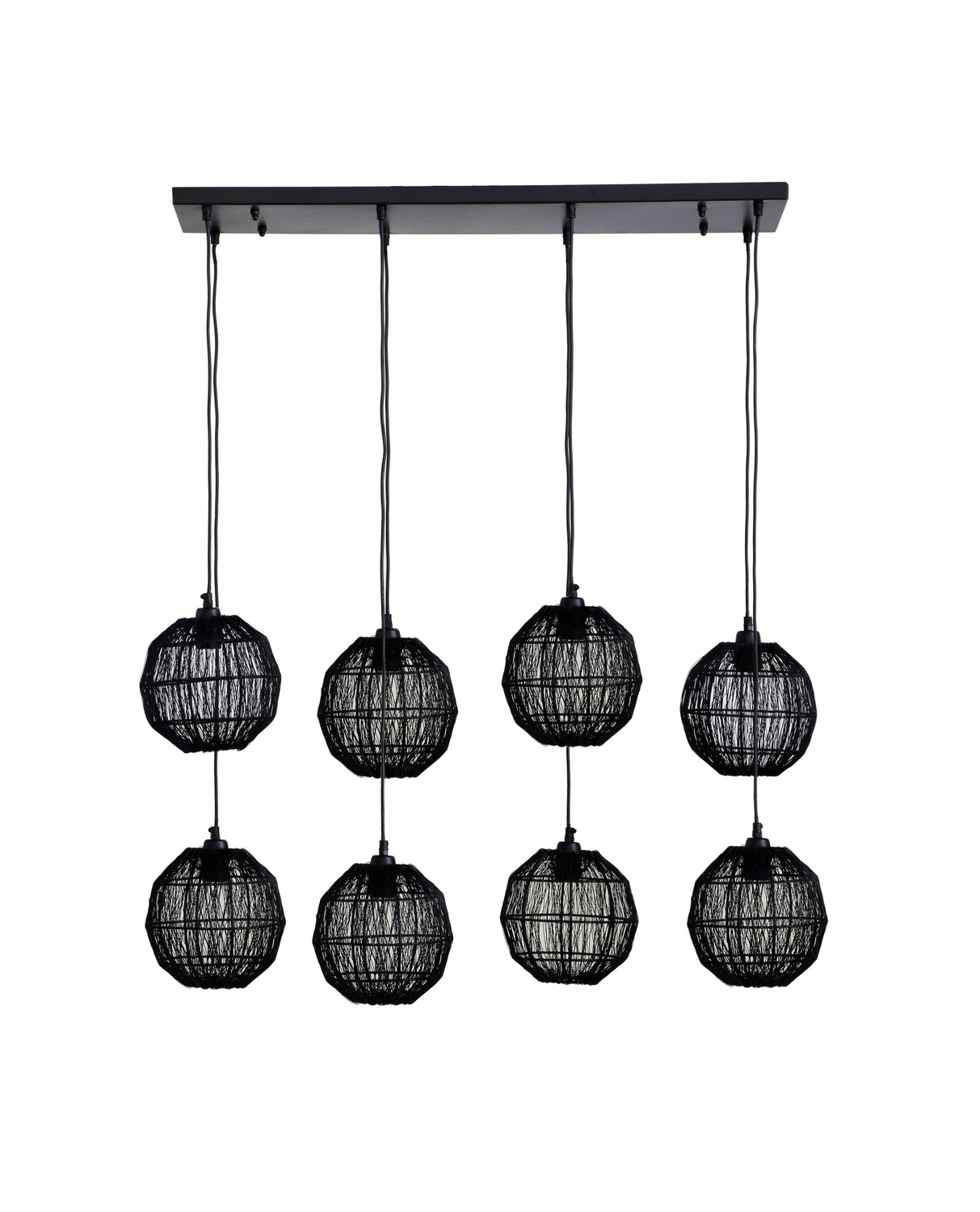 

Подвесной светильник Globo, 94x24x140 см, черный