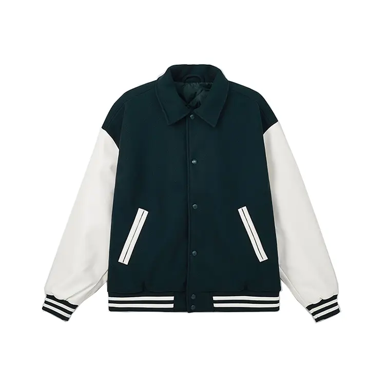 

Куртка Unisex Lapel Moderate Others SPAO, темно-зеленый