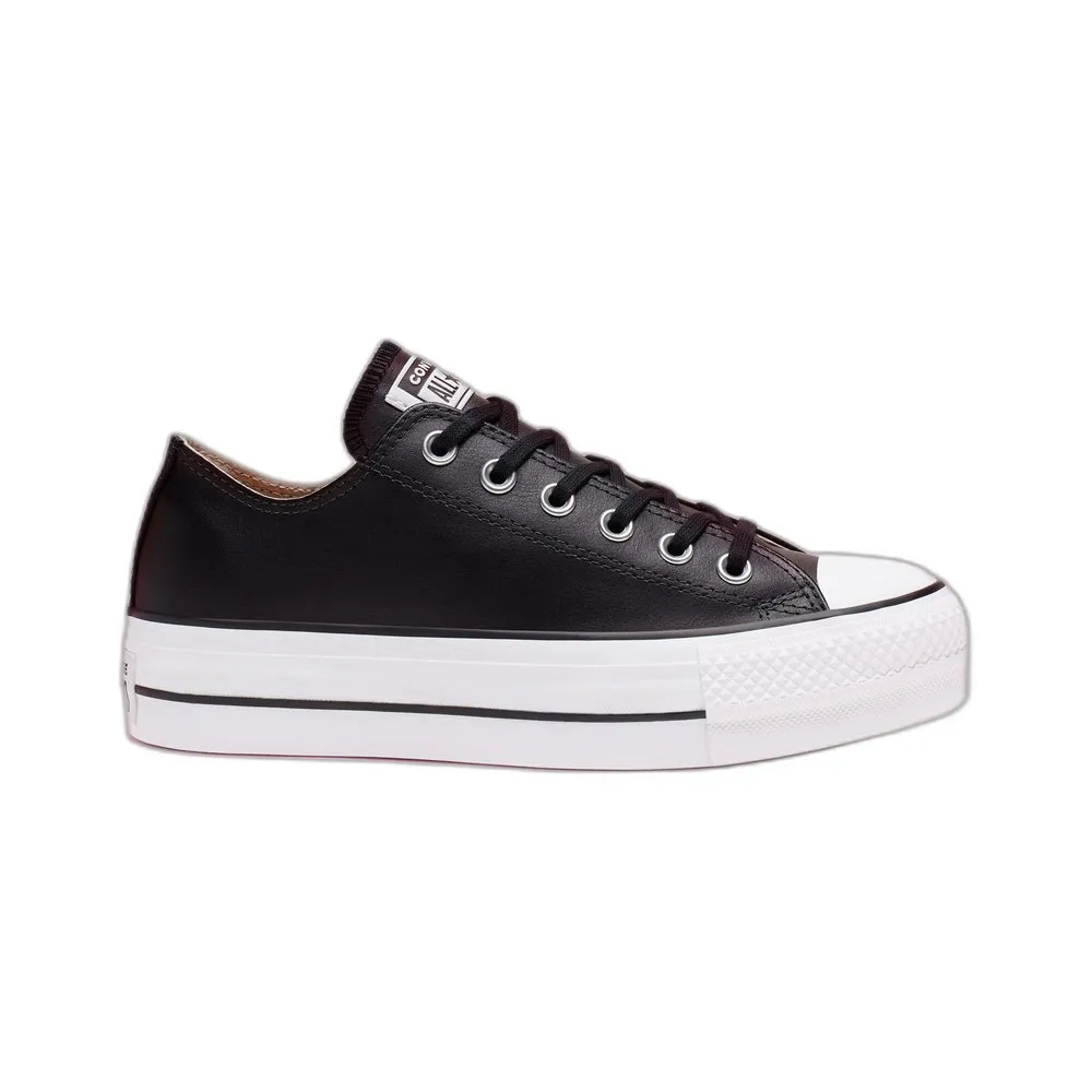 Кроссовки Converse Chuck Taylor All Star Lift Platform Leather, черный