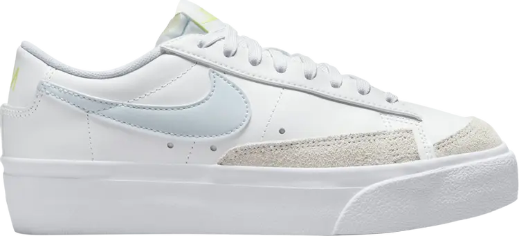 Кроссовки Wmns Blazer Low Platform 'White Blue Tint', белый