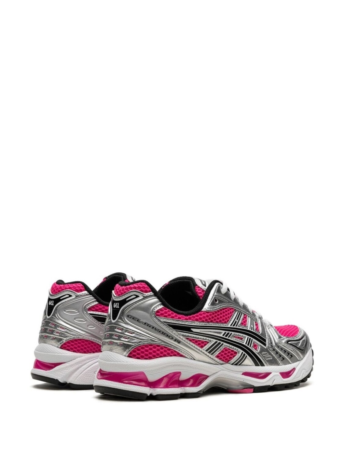Кроссовки Gel-Kayano 14 Pink Glo ASICS, серебристый — фото 4