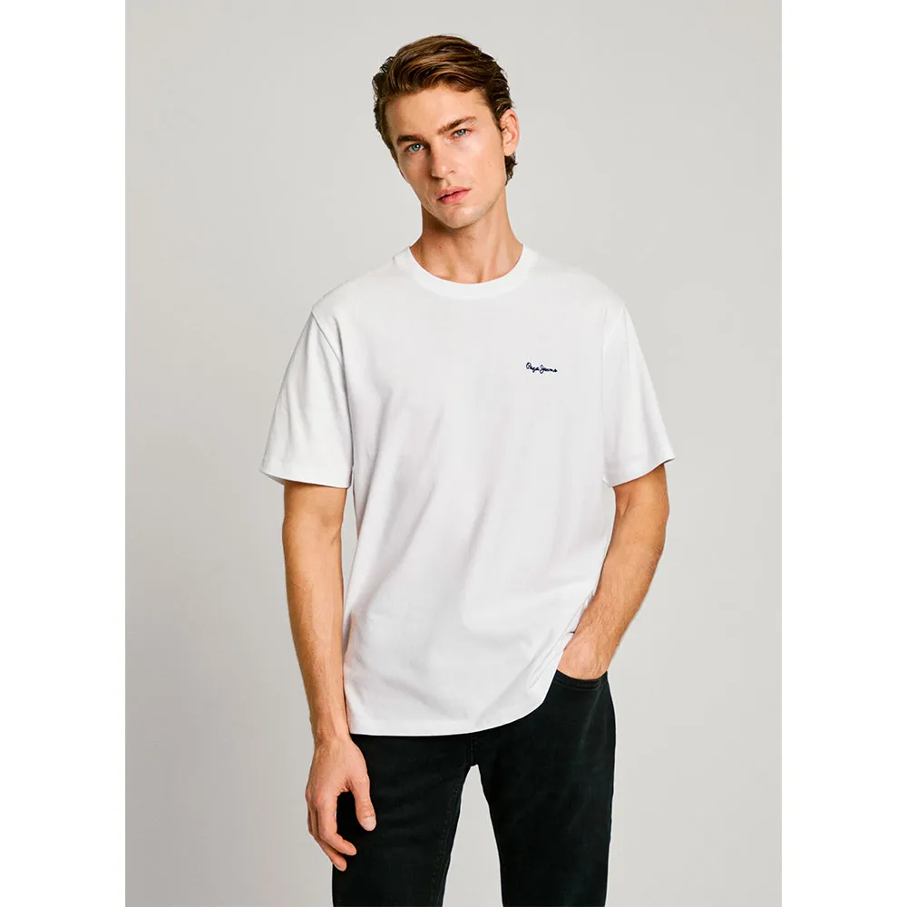 

Футболка с коротким рукавом Pepe Jeans Connor Contrast, белый