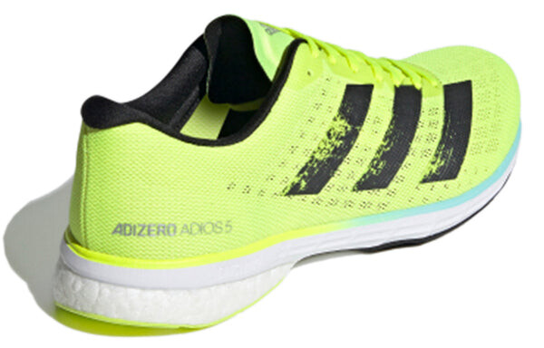 Кроссовки adizero adios 5 Adidas, желтый — фото 4