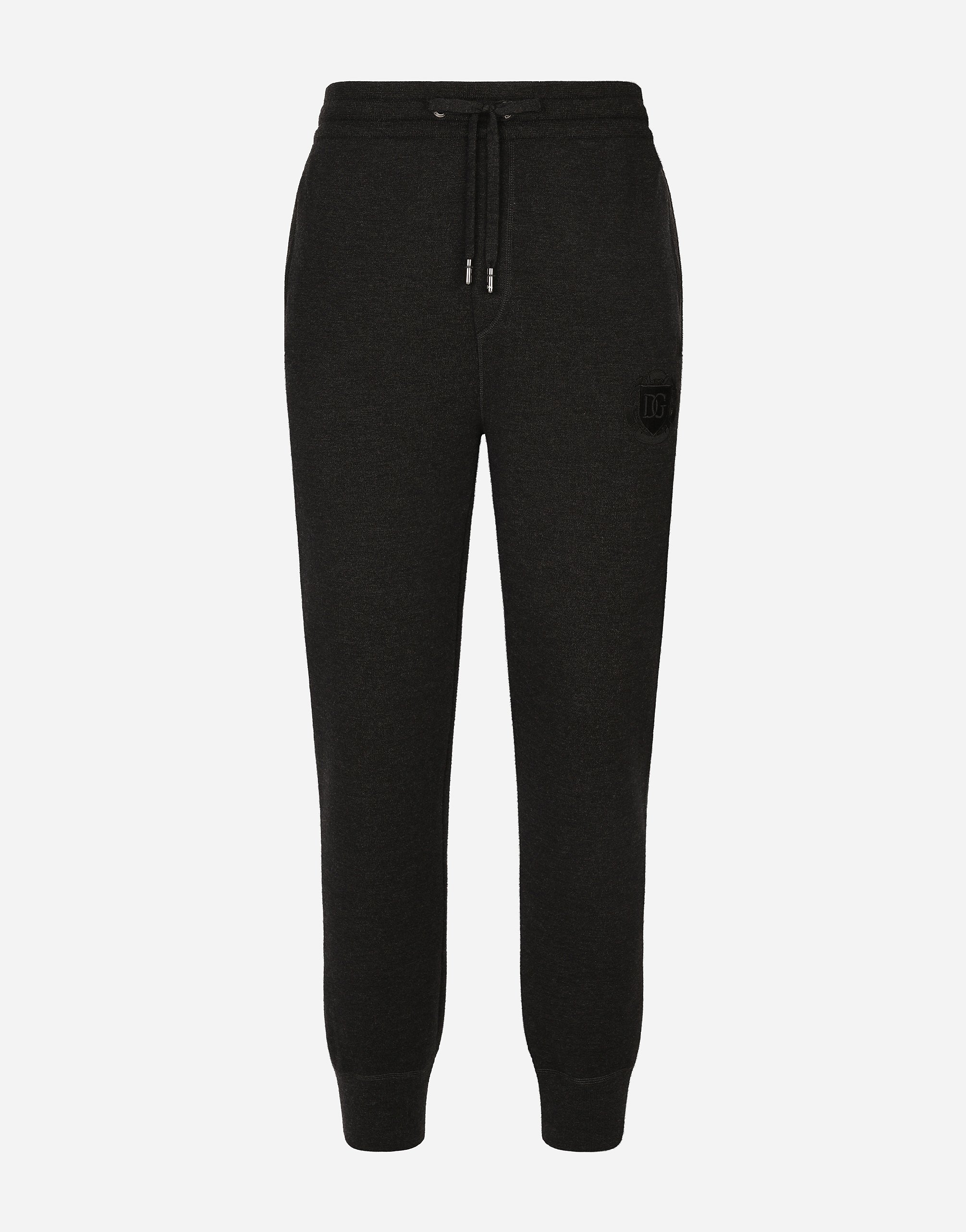 

Шерстяные спортивные брюки Dolce & Gabbana, серый