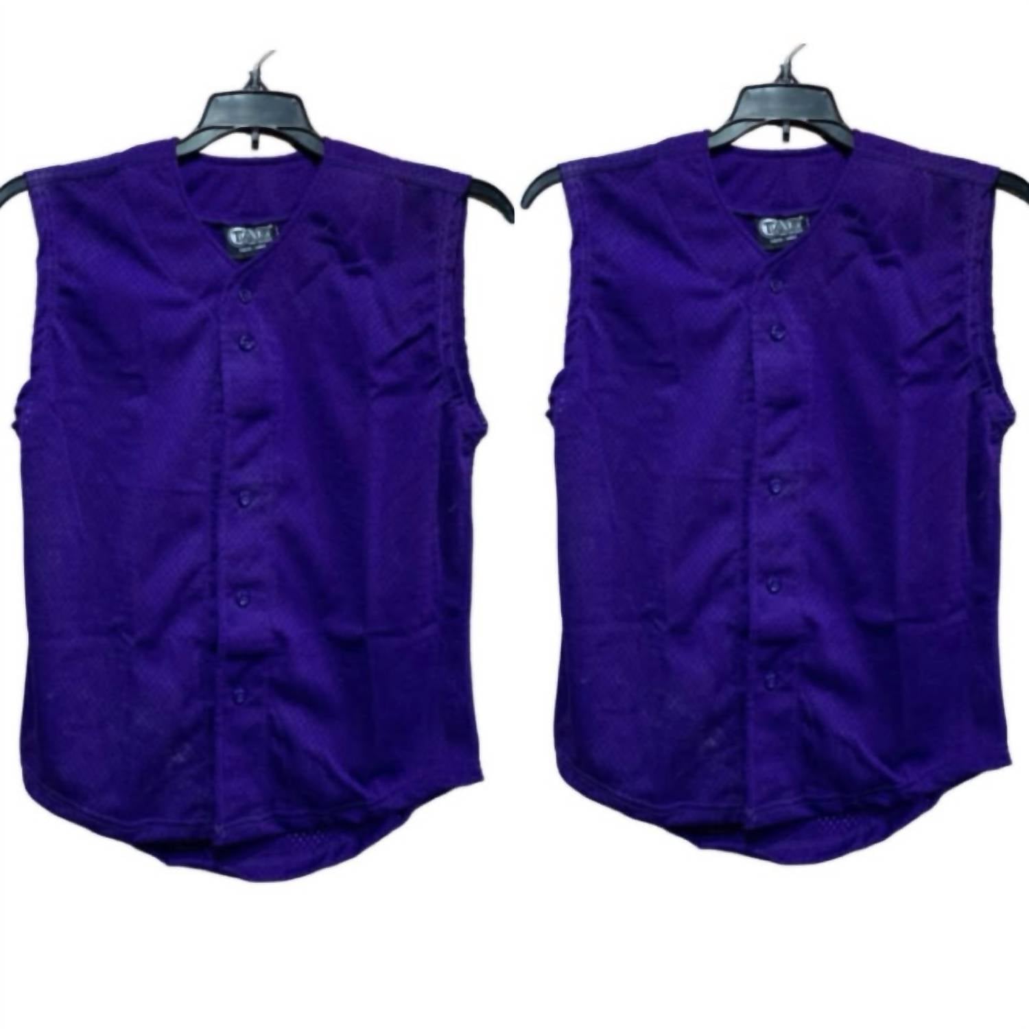

Майка Unisex 2 New Youth Button Down Sports Mesh Jersey Uniform Tank Tops In Blue Tag Team