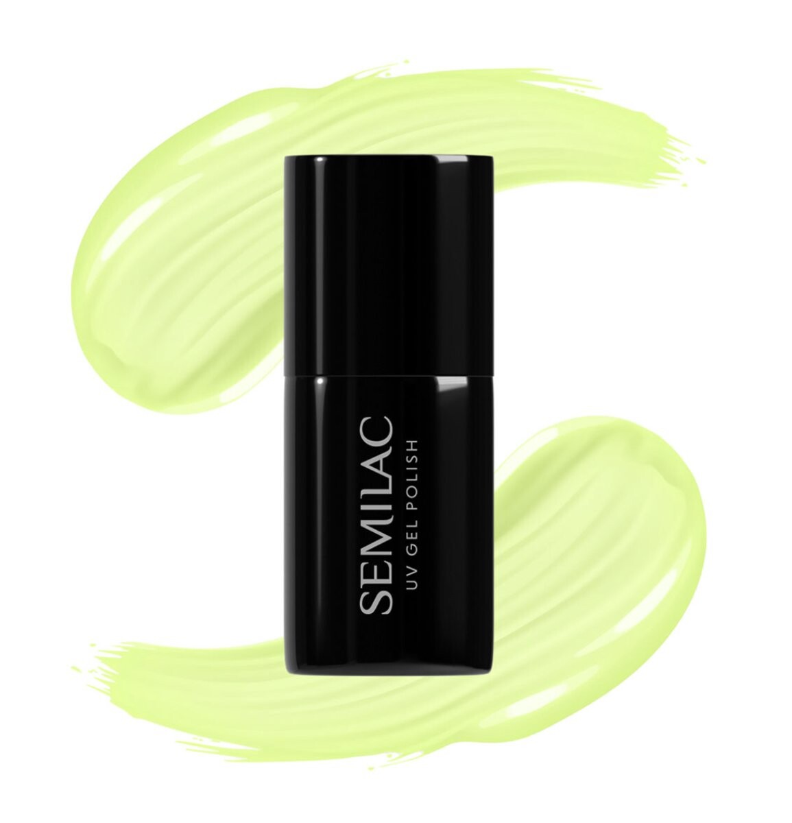 Semilac, Желтый гибридный лак для ногтей, №604 Semilac Luminous Lemon, 7 мл — фото 2