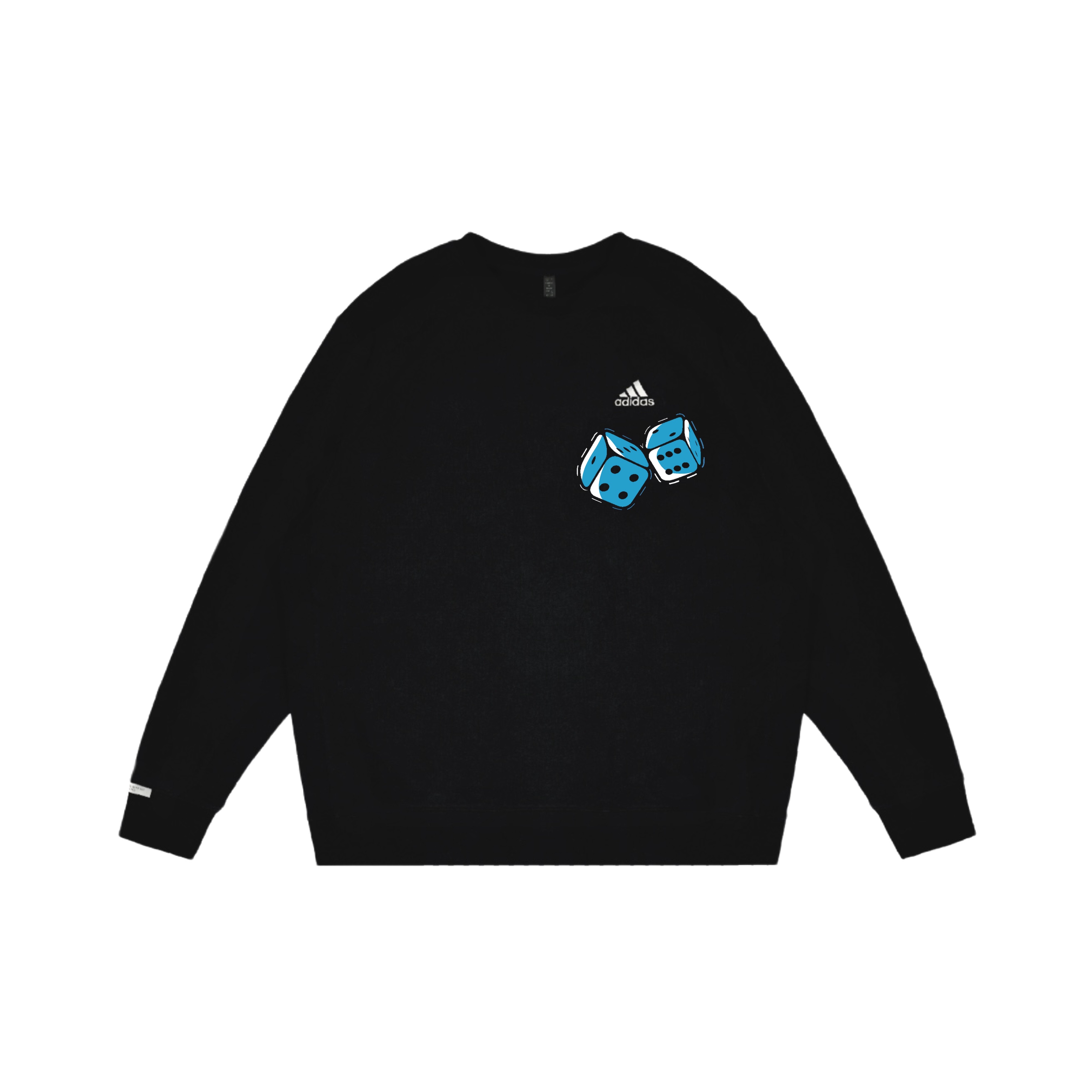 

Adidas Толстовки LABEL унисекс, черные, с круглым вырезом, утолщенные, стандартного размера