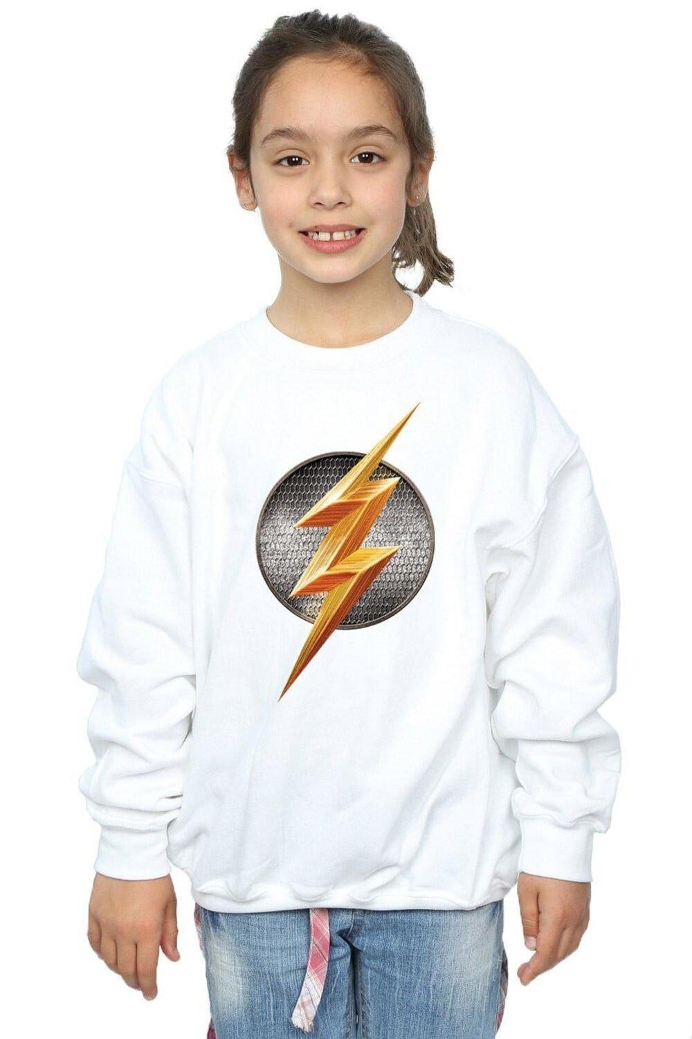 

Толстовка с эмблемой «Лиги справедливости» из фильма «Флэш» DC Comics, белый