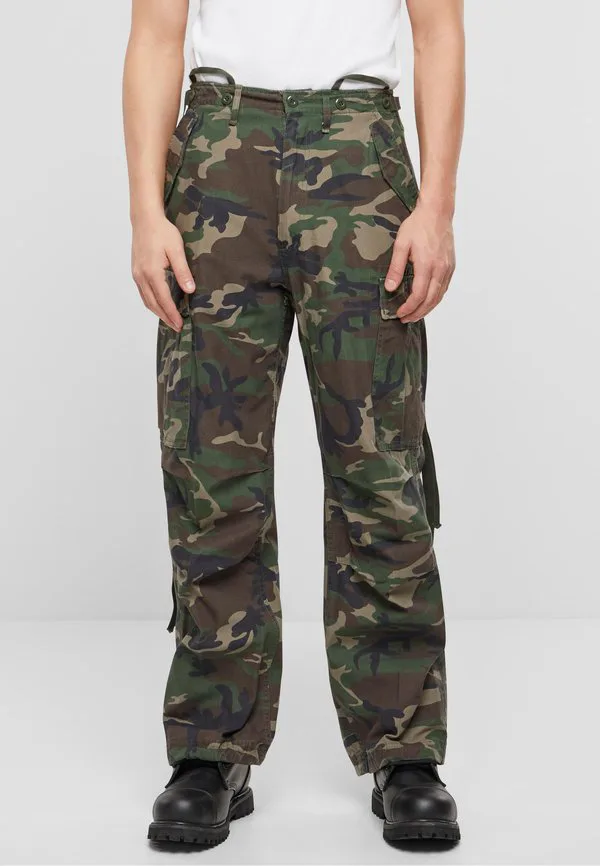 Винтажные брюки-карго Brandit, Olive Camo
