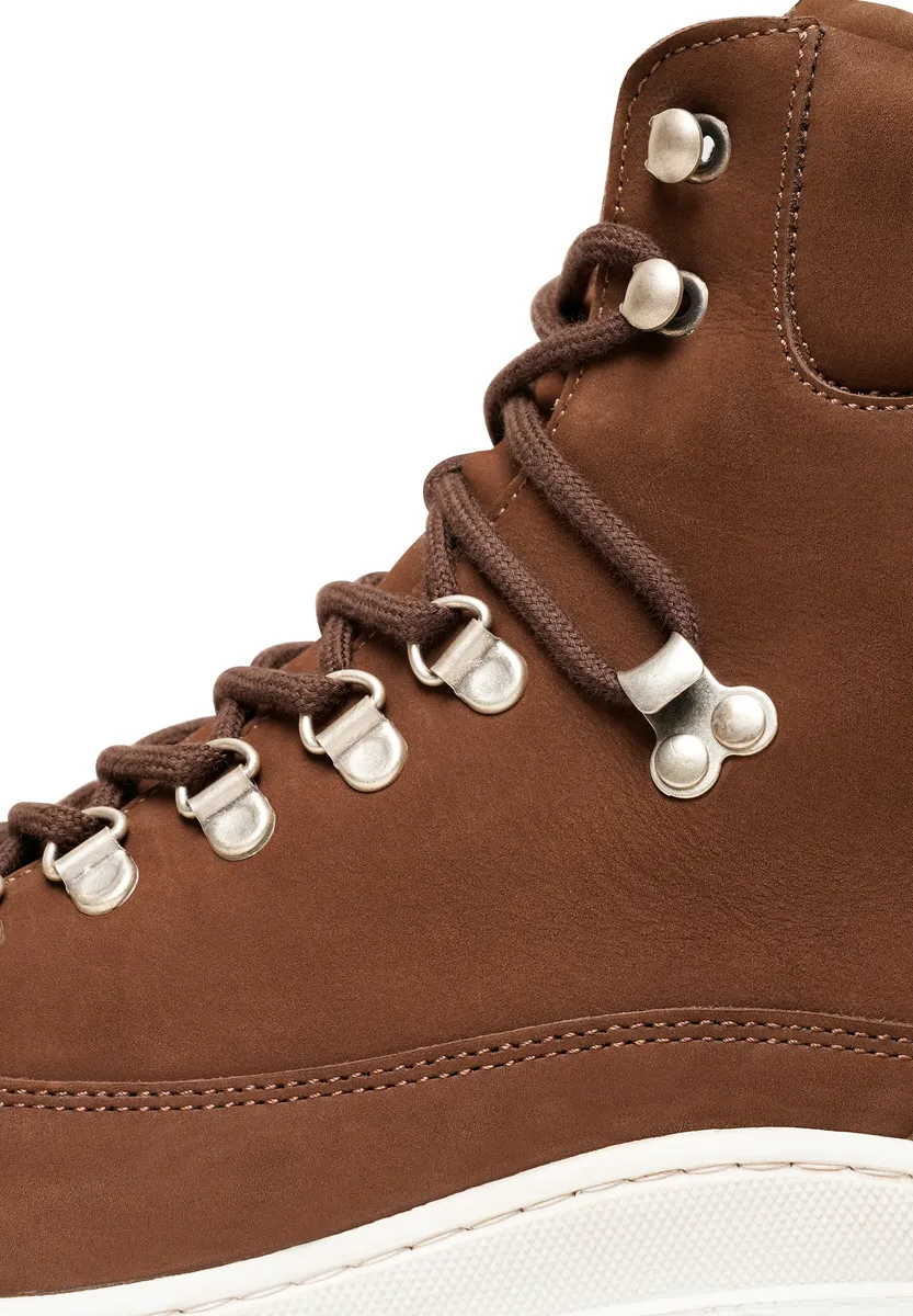 N91 ботинки на шнуровке "Style Choice FI business Shoes", мужские ботинки на шнуровке из кожи ручной работы, походные ботинки, коричневый — фото 3