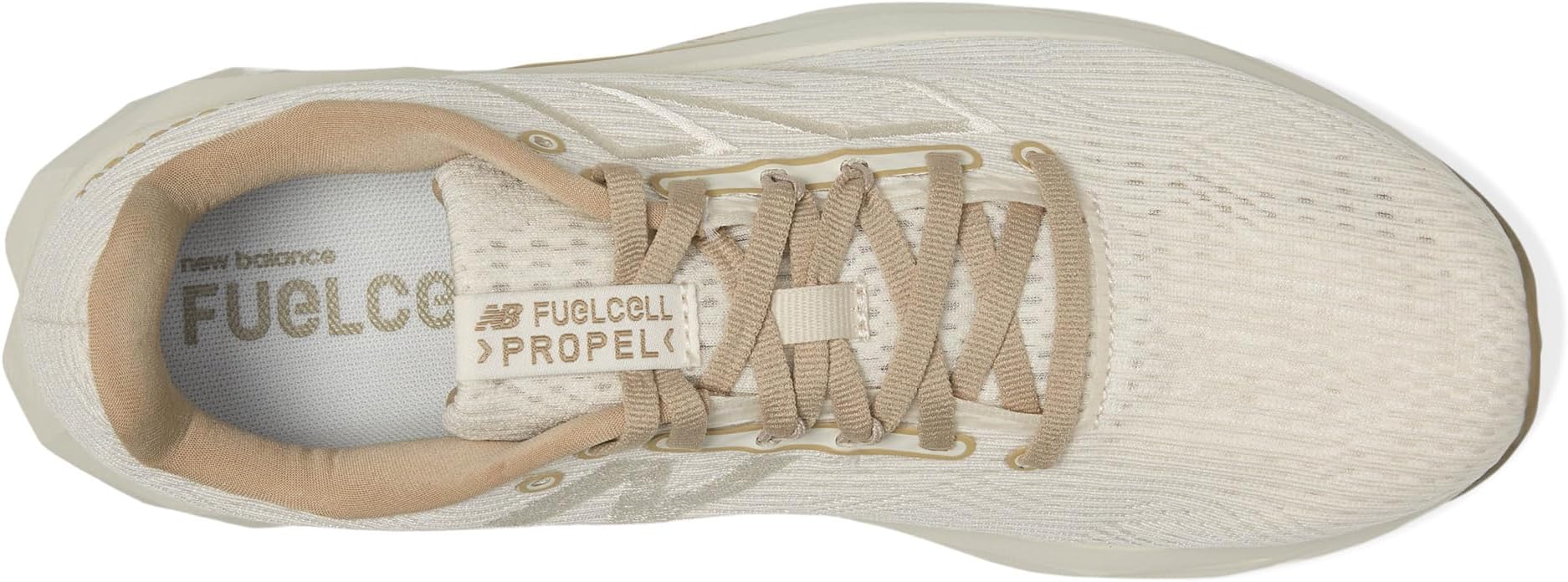 Кроссовки New Balance FuelCell Propel v5, цвет Linen/Dark Stoneware — фото 2