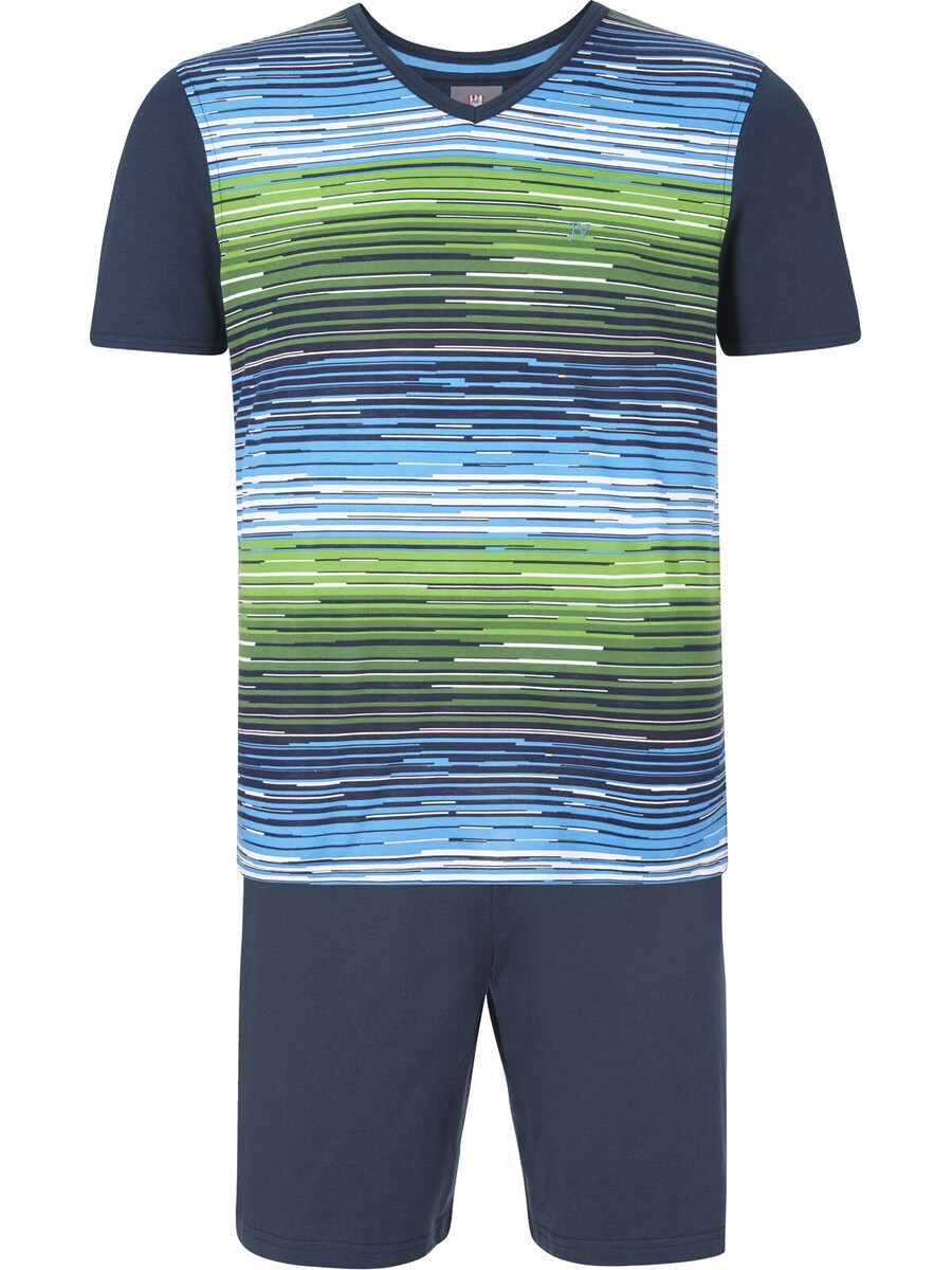 

Короткая пижама Jan Vanderstorm Audun, цвет Blue/Navy