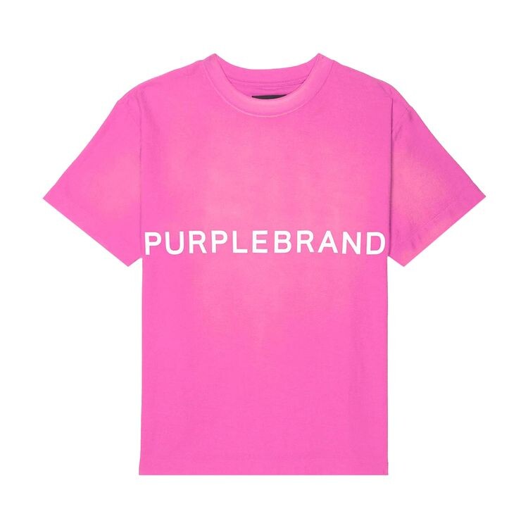 

Футболка PURPLE BRAND Textured Jersey Tee Pink, розовый