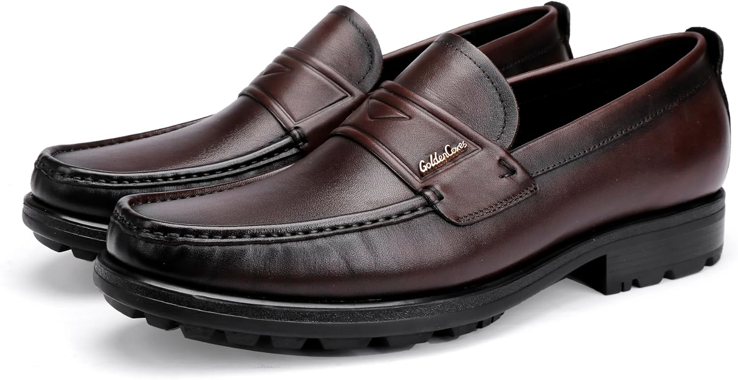 

Мужские кожаные лоферы с кисточками, классические роскошные лоферы с гладким верхом и кисточками, черные Generic