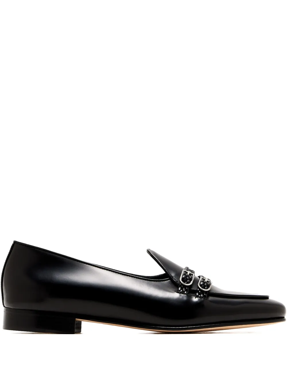 

Плетеные кожаные мокасины Edhen Milano, черный