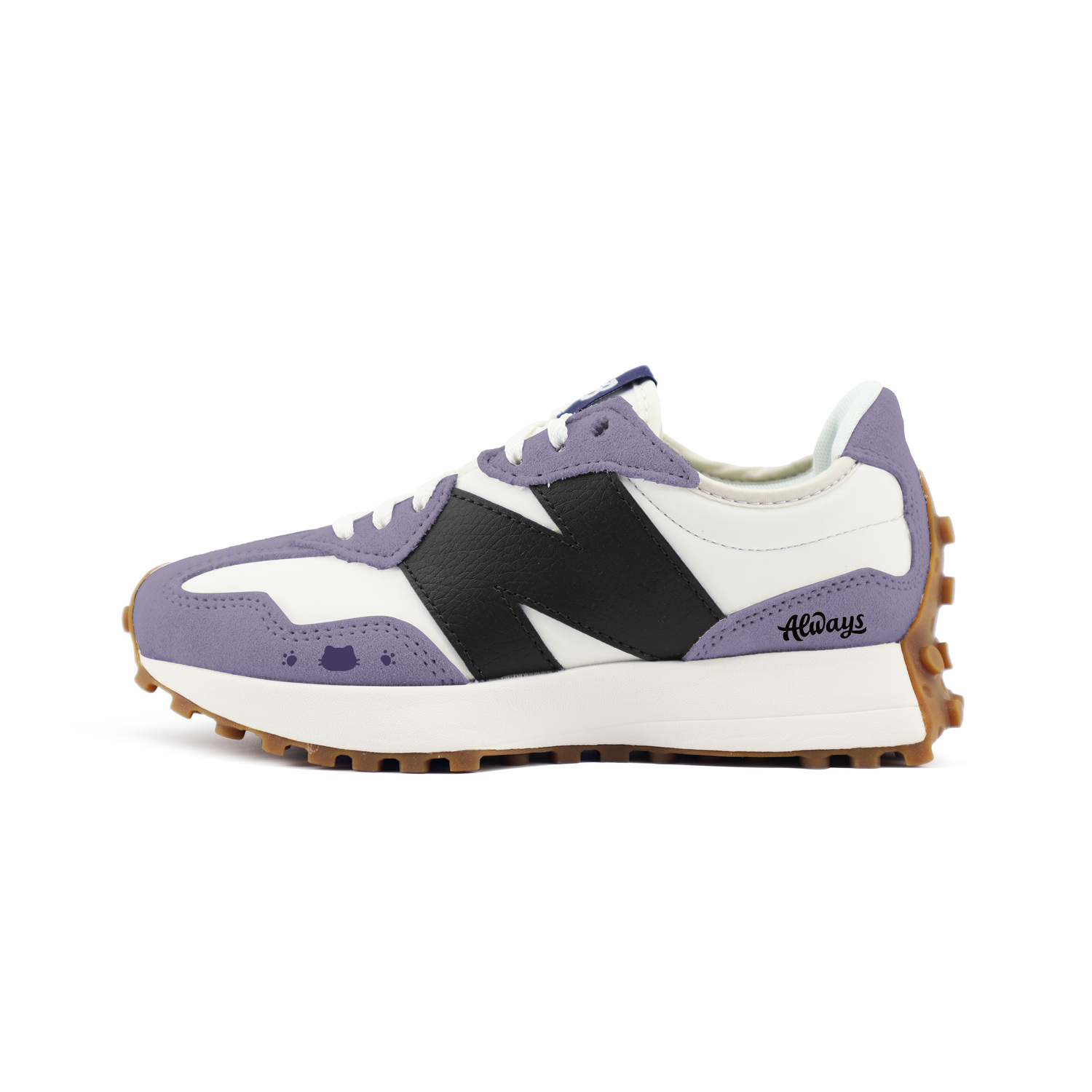 

New Balance Кроссовки NB 327 Abrasion Resistant низкие повседневные для бега женские White Purple