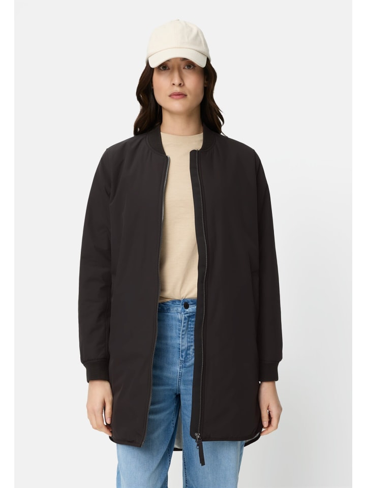 

Camel Active Пальто с двусторонней молнией, черного цвета