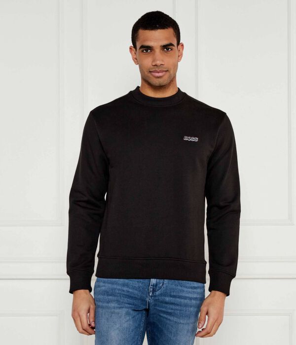 

Толстовка Boss Orange We Mixdenim Regular Fit, черный