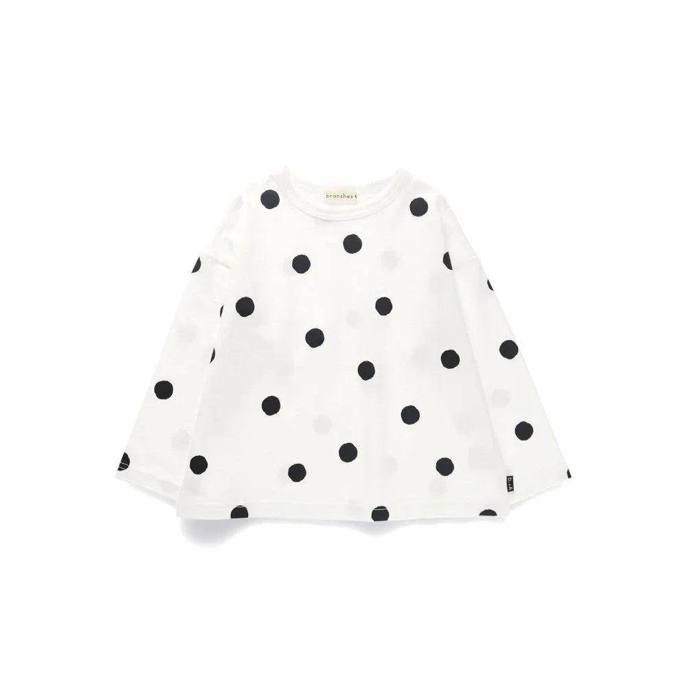 Канеко Ая/Футболка с длинными рукавами Branshes, 91: Polka Dot Off — фото 2