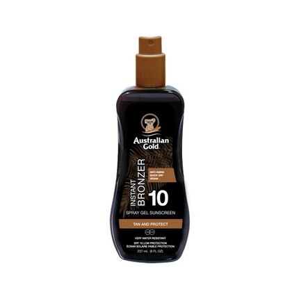 

Гель-спрей Spf 10 с мгновенным бронзатором, 237 мл, Australian Gold