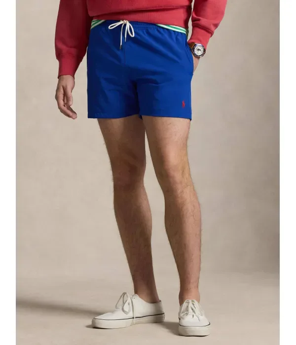 Пляжные шорты slim fit Polo Ralph Lauren, васильковый