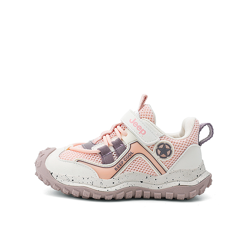 

Детские кроссовки для бега Pre school Jeep, бежево-черные