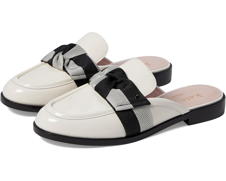 Лоферы Kate Spade New York Leandra Mule Loafer, цвет Cream/ Black Multi