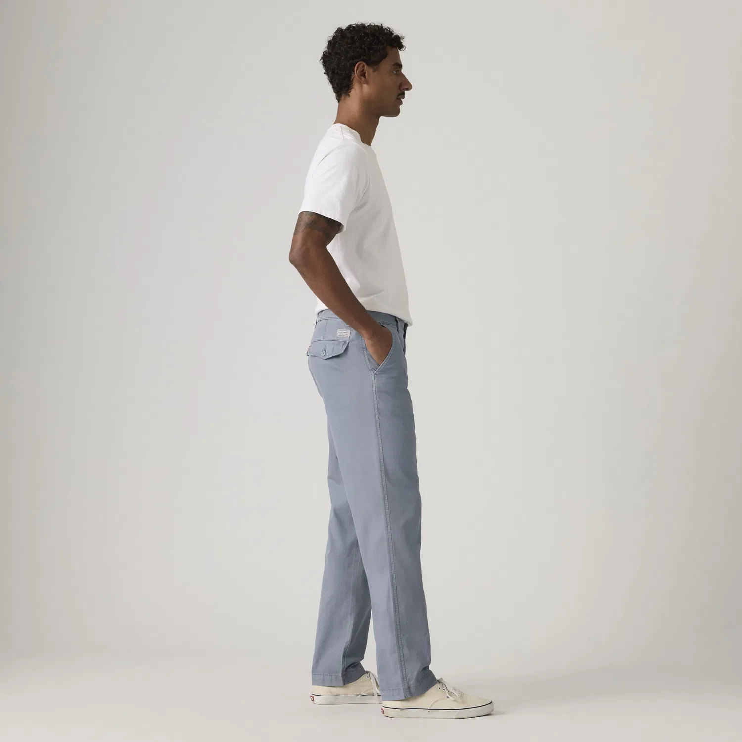 Мужские брюки Xx Chino Authentic Relaxed Lightweight Levi's, Blue — фото 4