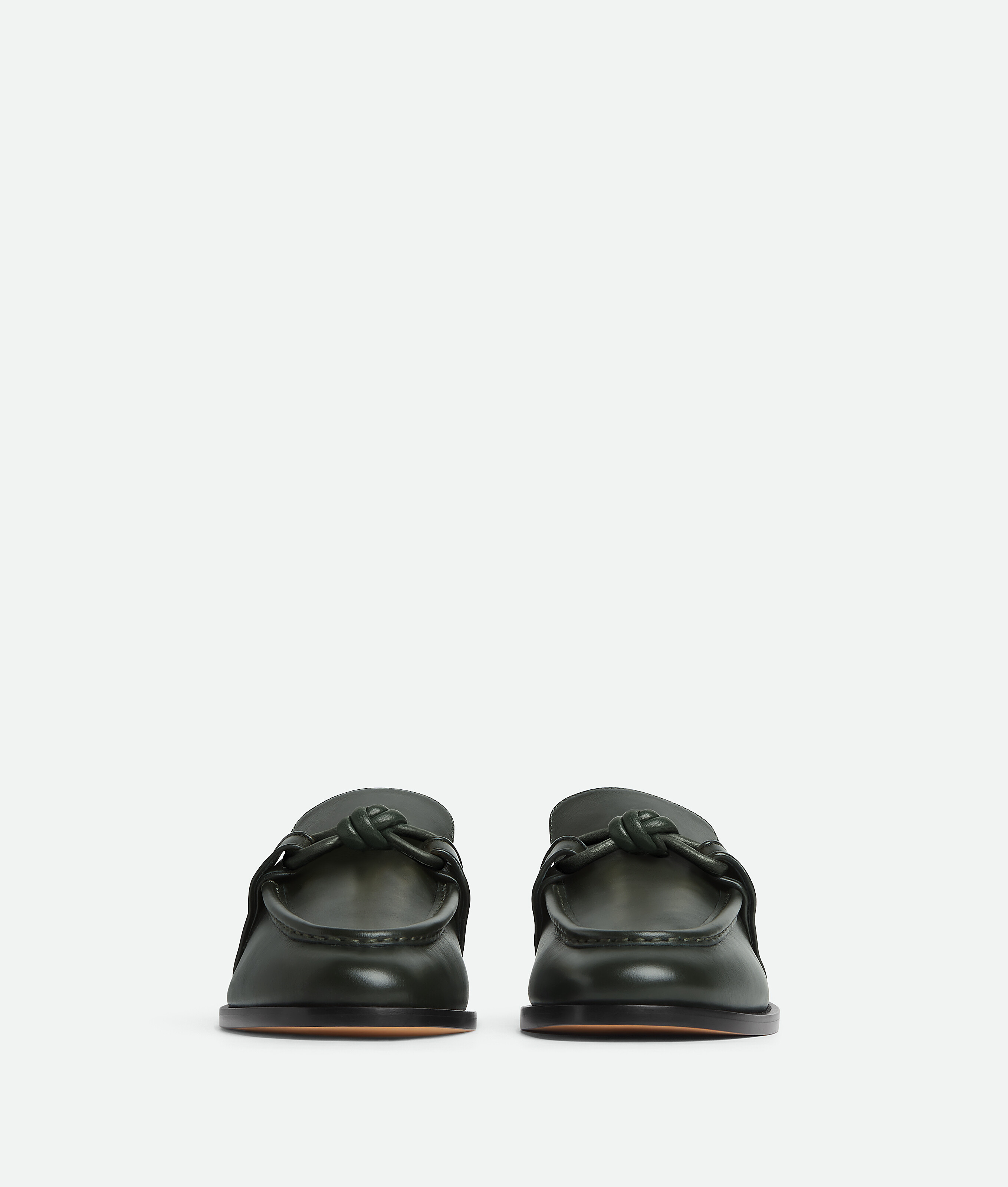 Astaire loafer BOTTEGA VENETA, темно-зеленый — фото 3