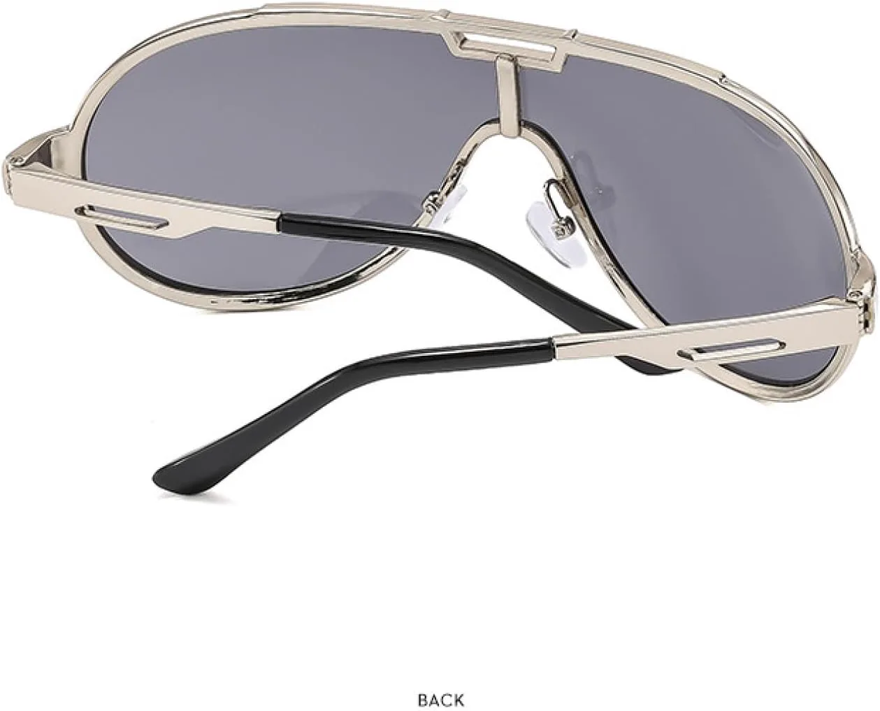 

Цельные солнцезащитные очки для женщин и мужчин, модные, роскошные, для активного отдыха и спорта, с защитой от УФ-излучения UV400 TKKTLLT, Gold Gradient Tea