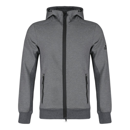 

Куртка adidas Htt Double Knit Hooded Jacket Gray, серый
