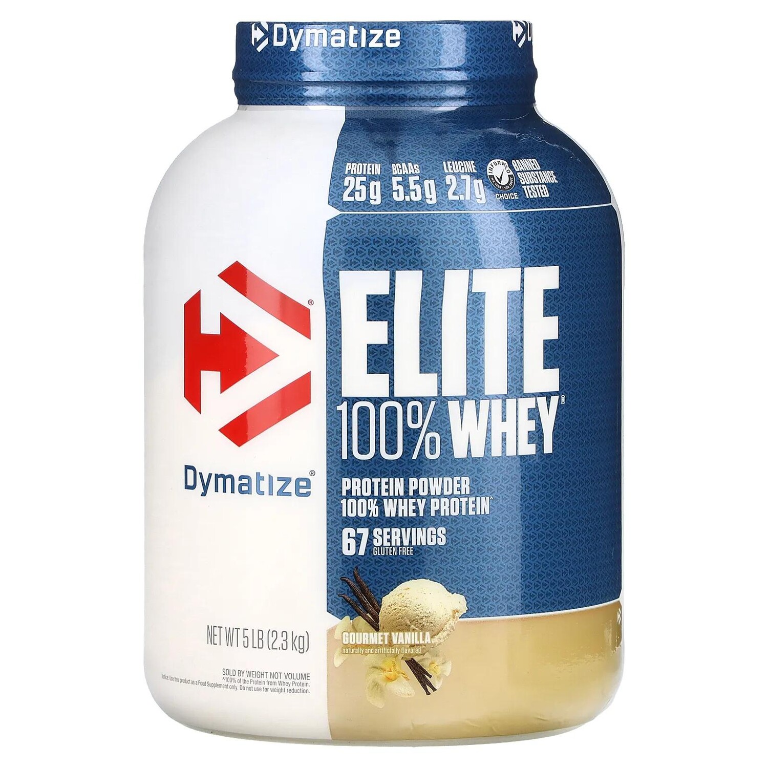 

Dymatize Nutrition Элитный 100% сывороточный протеин Изысканная ваниль 5 фунтов