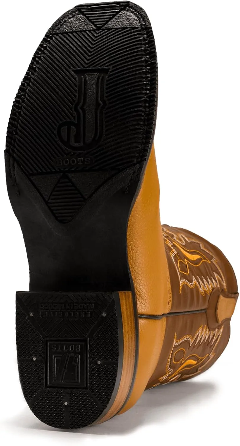 

Мужские западные сапоги Joe Boots VE030: ковбойские и родео сапоги с квадратным носком из натуральной кожи Joe Exclusive