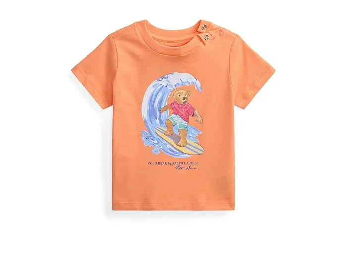 Футболка Polo Bear хлопок Polo Ralph Lauren Kids, Bear/Camp Blue