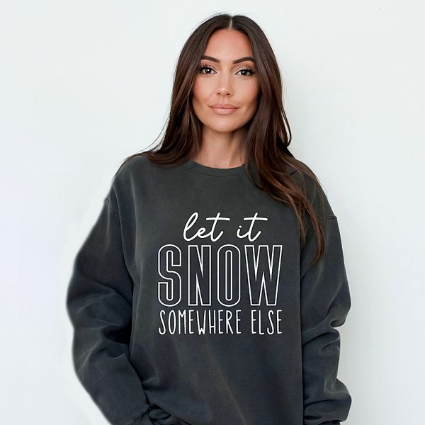 

Свитшот Let it snow somewhere block garment dyed Simply Sage Market, Pepper, Белый, Свитшот Let it snow somewhere block garment dyed Simply Sage Market, Pepper