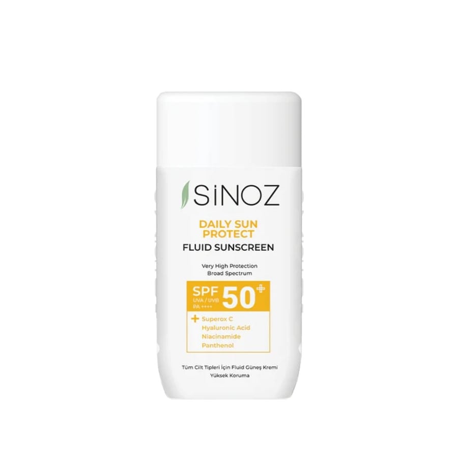 

Sinoz, Daily Sun Protect Fluid Sunscreen SPF50+ / PA++++, Защитный крем, 50 мл