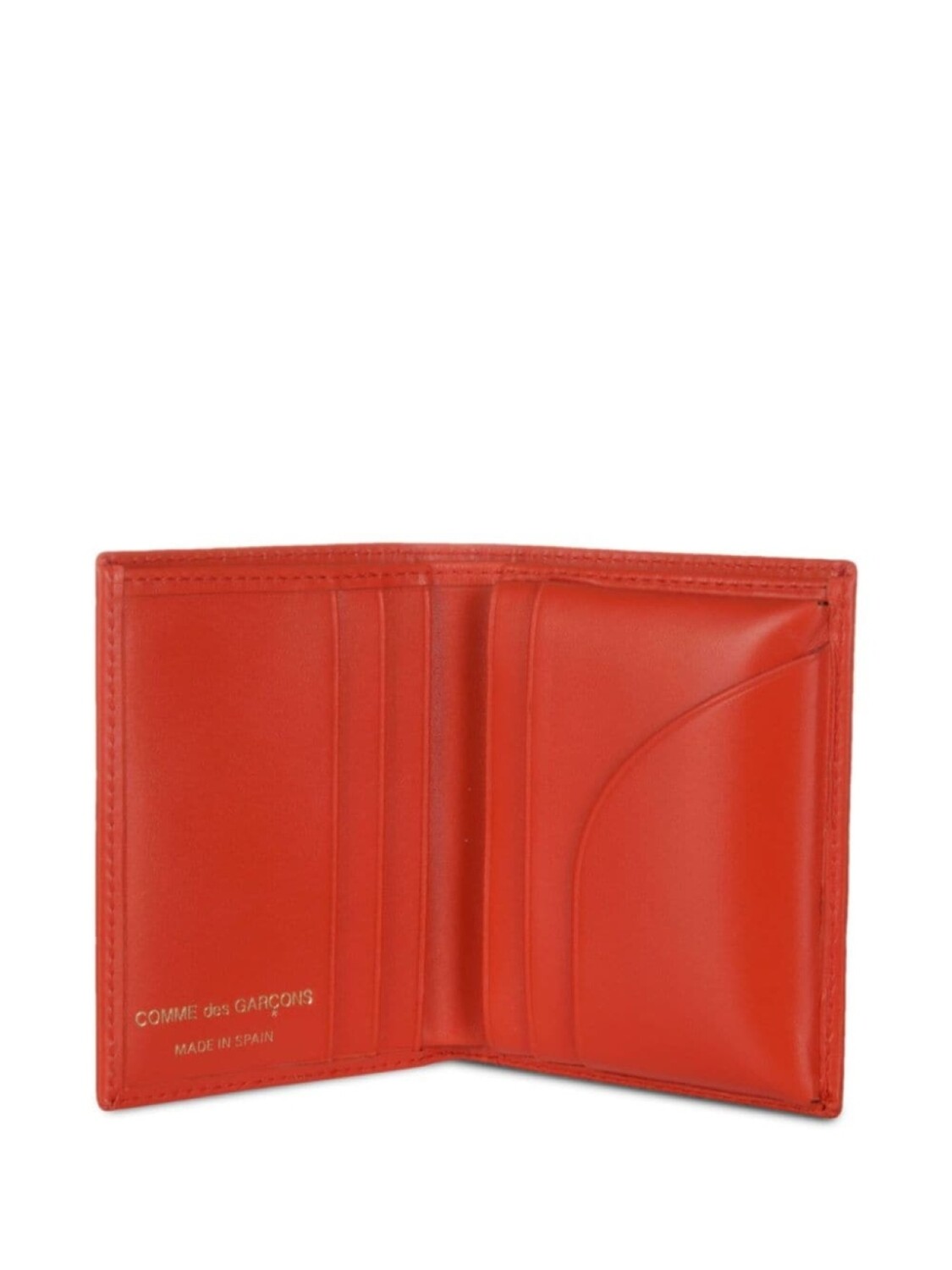 Comme Des Garçons Wallet картхолдер в два сложения, оранжевый — фото 3