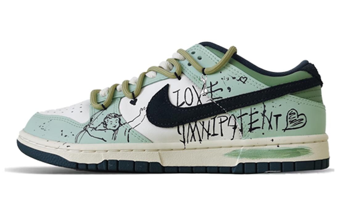 

Кроссовки Nike Dunk Skateboarding Shoes Unisex Low-top White, цвет Matcha