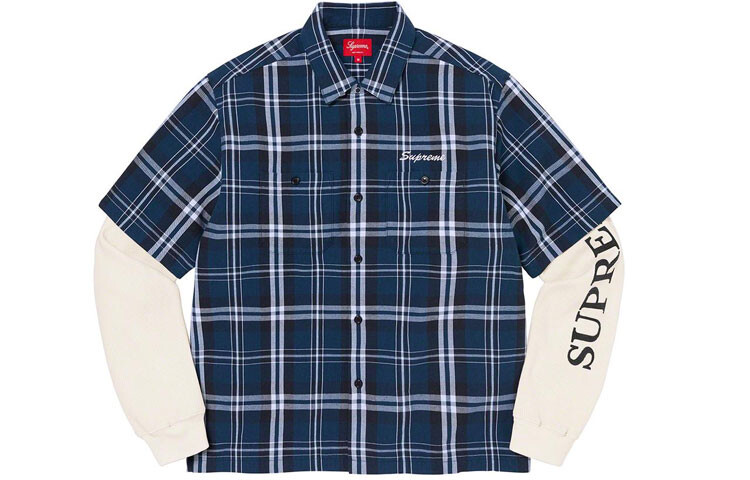 

Осень/Зима 21 Рубашка унисекс Supreme, красный