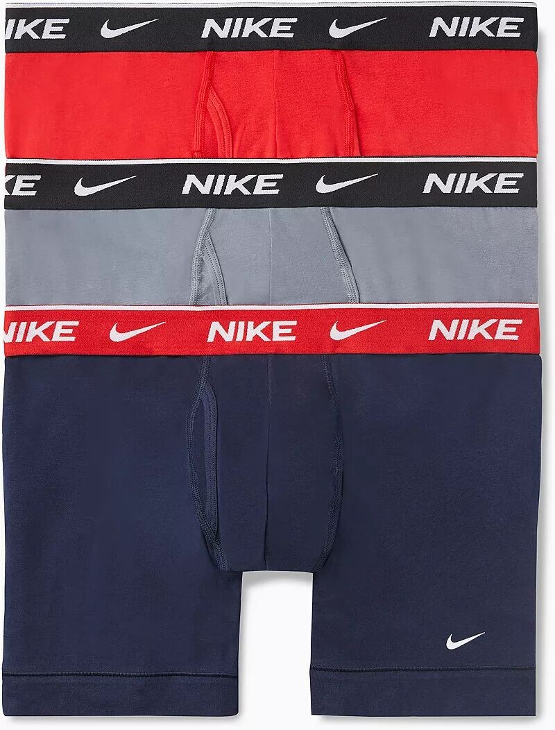 Мужские хлопковые боксеры-боксеры Nike Dri-FIT Essential — 3 пары — фото 2